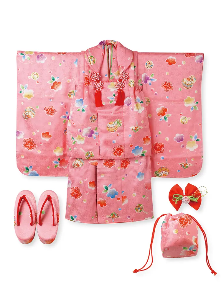 着物・帯・草履を組み合わせたお支度イメージ